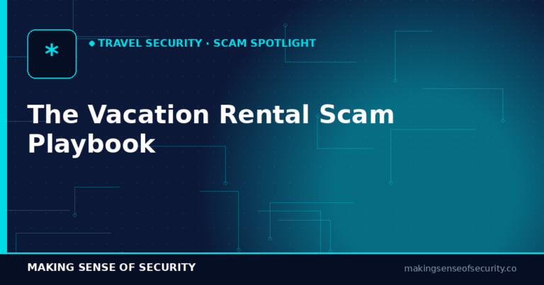 Vacation rental scam playbook — spot fake listings before you wire money
