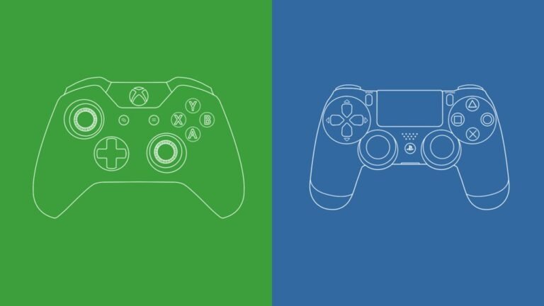 Game console controllers illustrating Roblox safety risks for kids