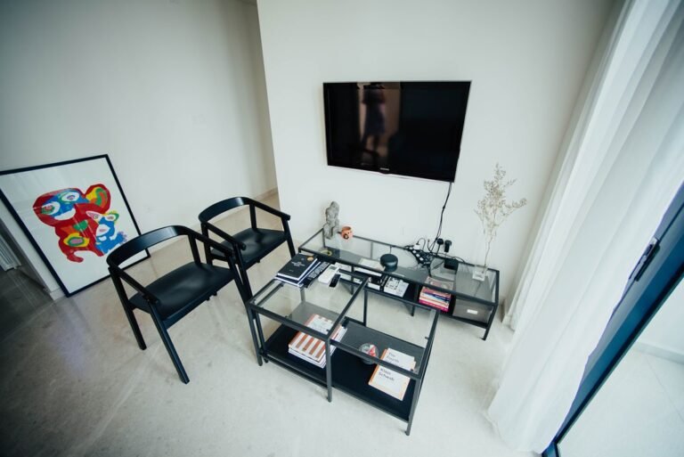 Flat-screen smart TV illustrating smart TV security risks on home networks